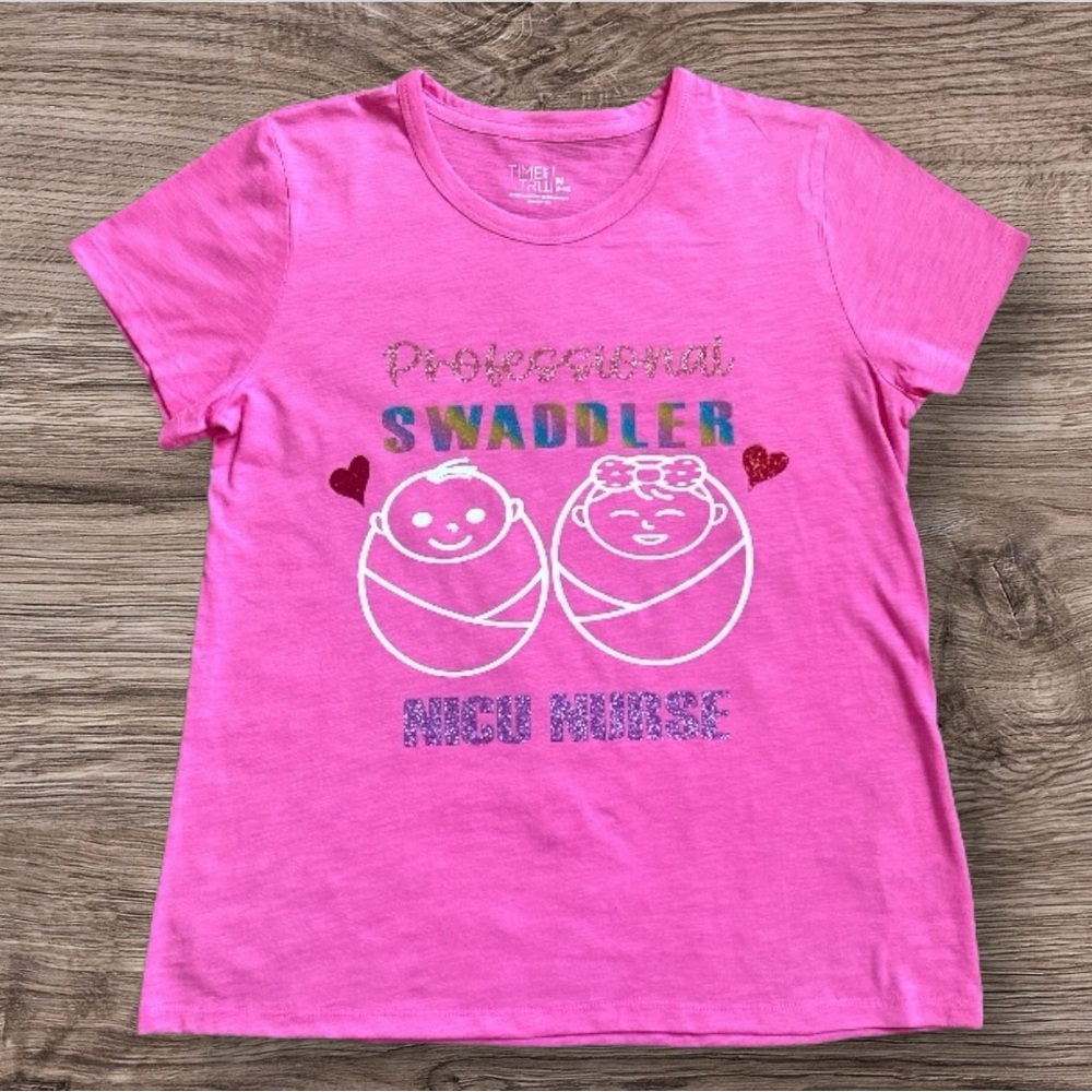 Professional Swaddler NICU RN Work Shirt